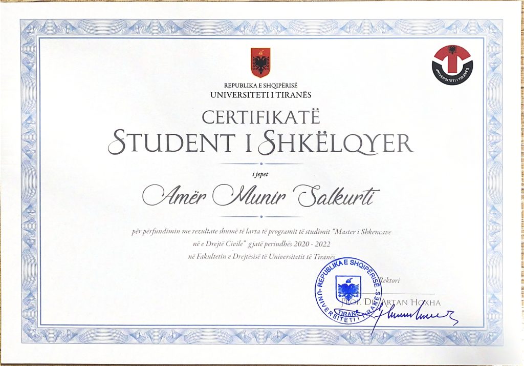 UNIVERSITETI I TIRANES